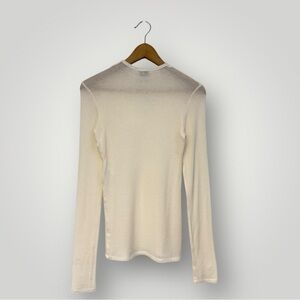 ALYSI Sweater Crew‎ neck Wool Blend Sz 2 Cream